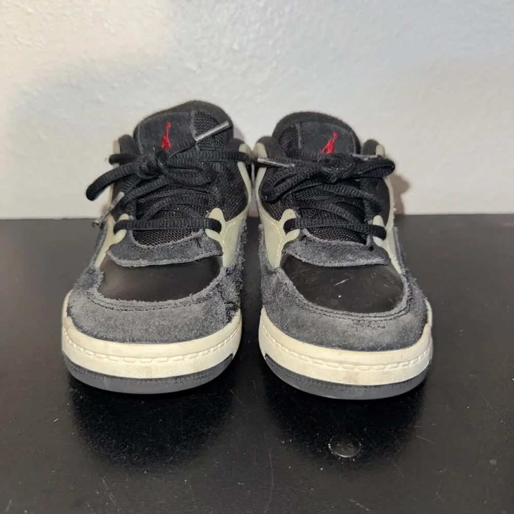 Jordan Spizike Low Black Anthracite Sail Boys Size 12C FQ7936-006 Sneakers